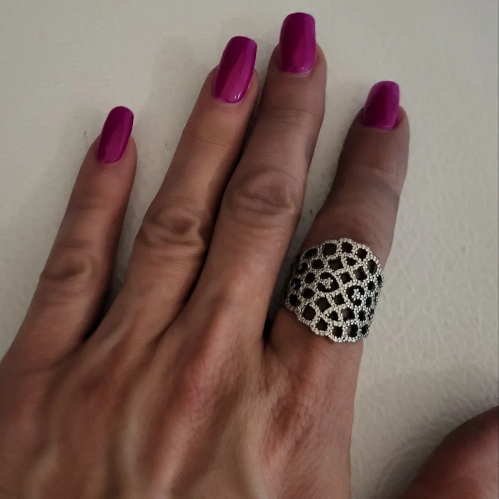 PANDORA AUTHENTIC SILVER RING - Picture 9 of 10